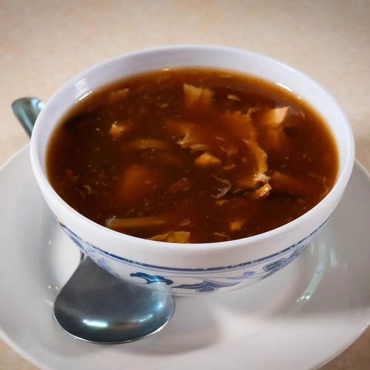 hot & sour soup酸辣汤